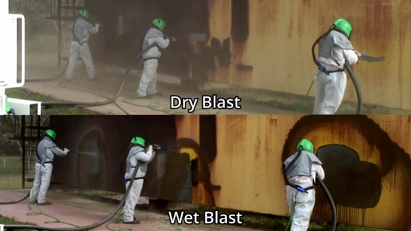 Wet Blasting vs Dry Blasting