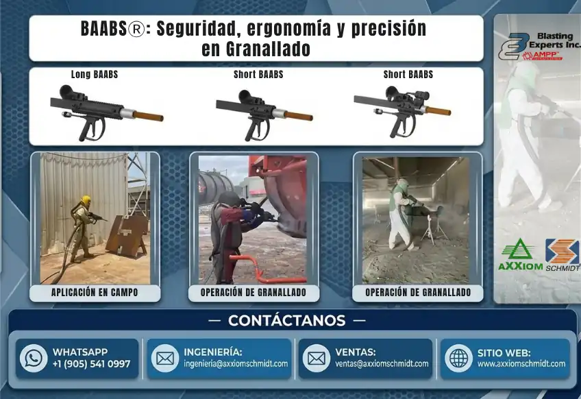 Webinar Ask Smidt. BAABS® Seguridad, ergonomia y precision en Granallado